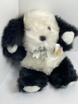 Vtg Fairview Plush Dog Stuffed Animal Border Collie Puppy Floppy Ears Ne... - £25.36 GBP