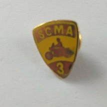 Motorcycle Vest Pin S.C.M.A Year 3 Pinback Hat - $8.99