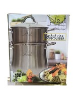Stainless Steel Couscous Pot  Steamer Set for Traditional Moroccan &amp; Me... - $1,484.57 MXN+