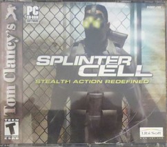 Tom Clancy&#39;s Splinter Cell Stealth Action Redefined Pc Game 2 disc set - £5.97 GBP