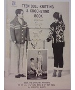 Vintage Teen Doll Knitting &amp; Crocheting Book Fit 12” Boy &amp; 11 - 11 ½ Gir... - €8,67 EUR