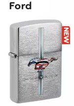 Sharp Red White & Blue Patriotic Ford Mustang Pony Zippo Lighter - $28.45 Sharp Red White & Blue Patriotic Ford Mustang Pony Zippo Lighter - $28.45