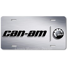 Can Am Inspired Art on Gray FLAT Aluminum Novelty Auto Car ATV License T... - £14.38 GBP