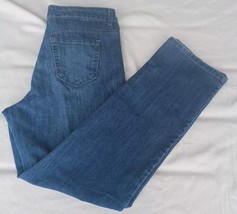 BANDOLINO Jeans Women&#39;s 14 Blue Medium Wash High Rise Straight Denim 35x... - £10.30 GBP