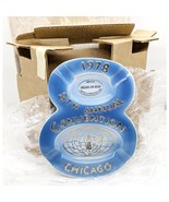 Jim Beam 1978 Chicago&#39;s 8th Annual Convention New Boxed Regal China Ashtray - $24.75