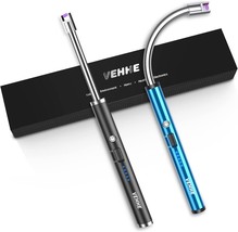 Candle Lighter, 2 Pack Rechargeable Electric Lighter With Led Battery Di... - $31.96