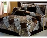 7 Piece King Safari Comforter Set - Zebra, Giraffe, Leopard, Tiger Etc -... - $164.99