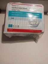 Covidien Wings 66034 Quilted Heavy Absorbency Adult Disposable Briefs L ... - $26.58