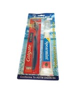 SEALED Vintage Colgate Adult Medium Toothbrush Blue Spearmint Toothpaste... - £8.57 GBP