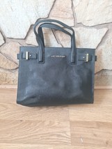 Kurt Geiger London Saffiano Leather Tote Bag Black (K Removed) Express Shipping - £21.58 GBP