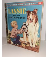 Little Golden Book #343 1st Edition LASSIE Lost Explorer 1958 NICE - £9.49 GBP