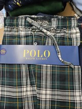 Polo Ralph Lauren Men’s Lounge/Pajama Pants  Cotton Blue/Green Plaid Large - $556.16 MXN