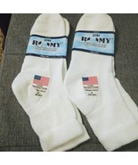 Extra Roomy Diabetic Socks size 10-13 (2 pairs) - $10.16 CAD