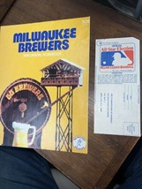 1974 Milwaukee Brewers vs Kansas City Royals Program Scorecard All Star ... - £15.72 GBP