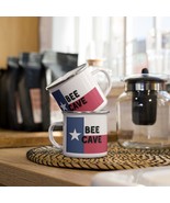 Bee Hive Texas Flag Enamel Mug - $523.50 MXN