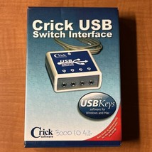 Crick USB Switch Interface with Cable and USBKeys 2 Software for Windows... - £27.60 GBP