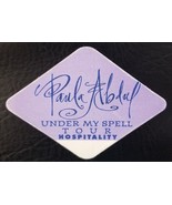 PAULA ABDUL - VINTAGE ORIGINAL CONCERT TOUR CLOTH BACKSTAGE PASS - $10.00