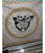 Shipibo native painted cloth, altar cloth 110 - $168.09 CAD