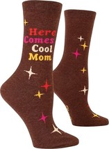 Blue Q Women&#39;s Crew Socks Here comes cool Mom women shoe size 5-10 - $13.85