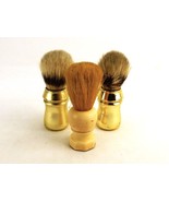 Lot of 3 Vintage Shaving Brushes, 1 x Fuller/2 x Eterna, Pure Bristles - €21,24 EUR