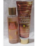 Victoria&#39;s Secret Fragrance Mist &amp; Lotion Set Lot of 2 VANILLA PLAYA SHI... - $41.99
