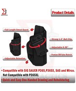 Concealed Holster IWB Kydex for Sig Sauer P365/P365 SAS/P365X Pistol w/B... - $321.60 MXN