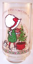 Vintage Coca Cola Holly Hobbie Christmas Holiday Glass, Limited Edition - £5.45 GBP