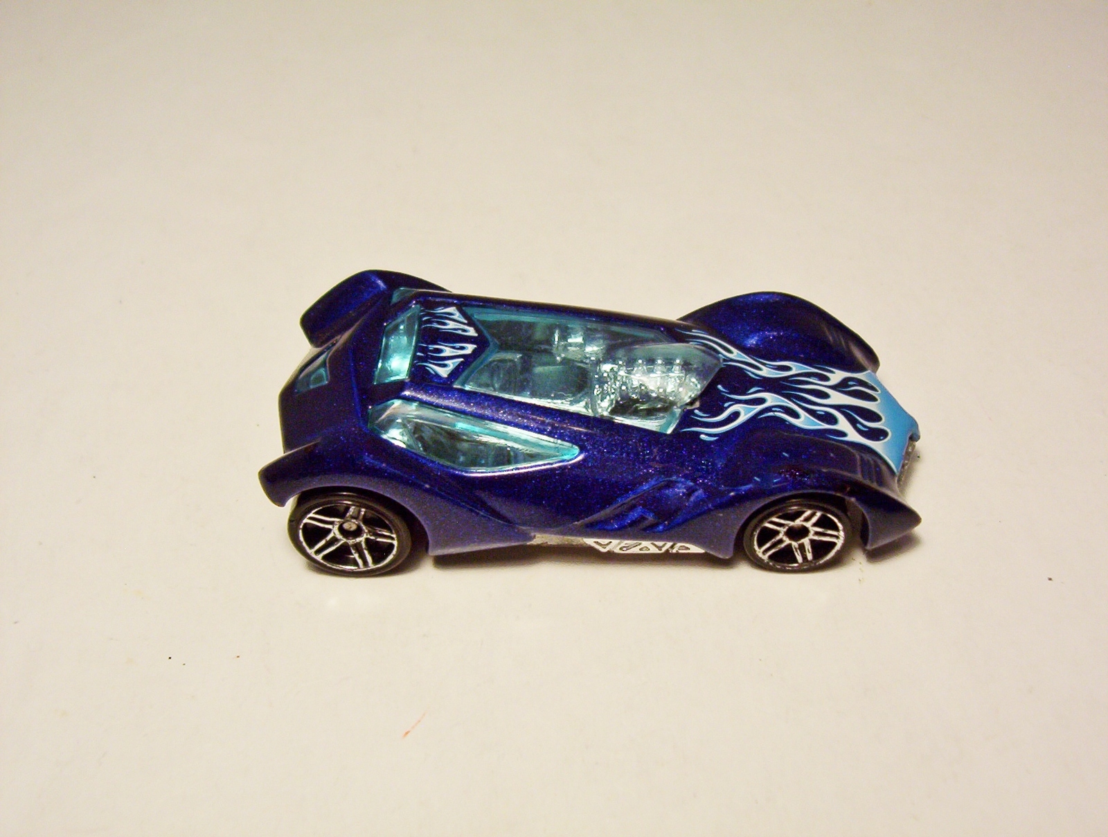 Hot Wheels Sinistra Metallic Blue Flame Car and 16 similar items