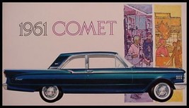 1961 Mercury Comet Deluxe Brochure, 20 pgs, Nr MINT - £9.34 GBP