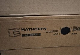 IKEA Mathopen Nightstand Black 36 3/8" x 19 5/8" New - £154.93 GBP