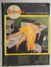 DETECTIVE True Crime pulp digest #1 (1957) Craig Rice - $24.74