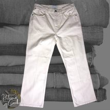 Current/Elliott Womens White Out High Rise Straight Cropped Ankle Jeans Size 28 - £99.12 GBP