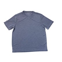 Saks Fifth Avenue Men’s Navy Blue Short Sleeve V-Neck Modal Knit T-Shirt... - $23.12