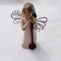 2002 Willow Tree Angel of the Garden Figurine Girl w Shovel Susan Lordi - $18.00