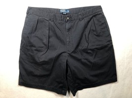 Polo Ralph Lauren Tyler Short Classic Chino Pleated Front Navy Blue Mens... - $19.59