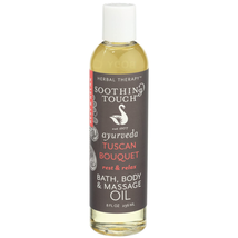 Soothing Touch Organic Tuscan Bouquet Bath and Body Oil, 4 Oz.