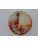 VINTAGE Bavaria Gold RIm Scalloped Grapes Dish Trinkets 7-inches EMD - $13.48 CAD