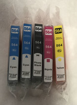 HP 564XL Replacement Ink Cartridges Magenta Yellow Photo Black Cyan New ... - £18.36 GBP