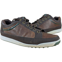 Footjoy Brown Leather Contour Shoes Mens 10 M Spikeless Medium PGA Golf ... - $59.40