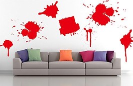 Red 10&quot; Dots Combination Wall Decal Vinyl Art Sticker Home Décor DOTPR13A10 - £12.33 GBP