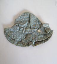 Vintage 1930&#39;s Blue &amp; Cream Hat for Medium Size Composition Doll, Patsy ... - £14.94 GBP