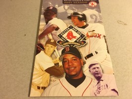 2001 Boston Red Sox MLB Baseball Schedule &amp; Ticket Guide - $9.99