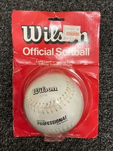 Wilson Official Professional 12&quot; Softball A9146 ~ New Old Stock ~ Vintage! - £18.88 GBP