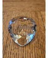 Engraved Crystal Heart &quot;I Love You&quot; Paperweight, 2&#39;&#39; Vintage  - €8,55 EUR