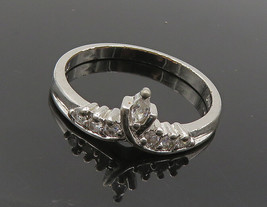 925 Sterling Silver - Vintage Topaz Royal Crown Large Band Ring Sz 11 - RG17930 - £22.71 GBP