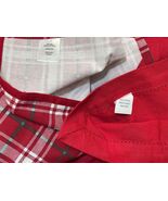 Classic Hemstitch Tablecloth (52"x70") + Red Plaid Tea Towel 100% Cotton... - $19.80
