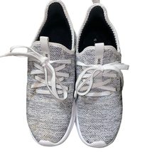 Adidas Cloudfoam Pure Running Shoes Sneaker DB0695 Grey and White size 8 - $27.80