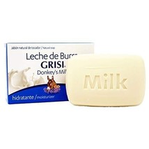 Grisi Donkey&#39;s Milk Moisturizing Soap Bar Leche de Burra 3.5oz Body Face Beauty - £3.13 GBP