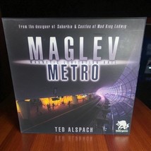 Maglev Metro Board Game - Bezier Games - Ted Alspach - Open Box, Complete - $38.61