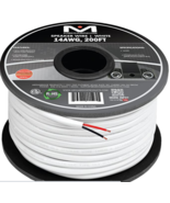Mediabridge 14AWG 2-Conductor Speaker Wire (200 Feet, White)  - $109.10 CAD